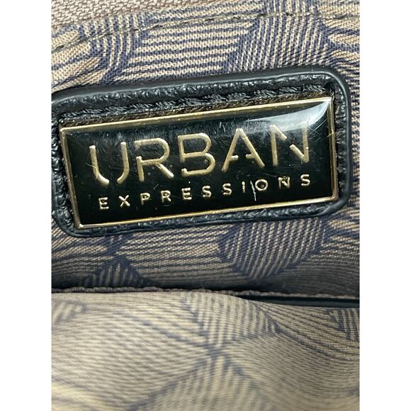 Urban Expressions Black Pebble Faux Leather Vegan Kelly-style Backpack One Size main image 13